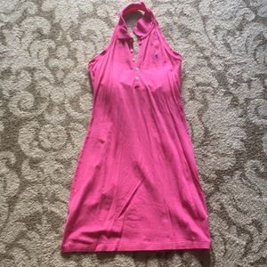 Ralph Lauren pink halter dress